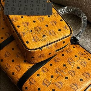Custom MCM Duffel & Travel Bag Combo